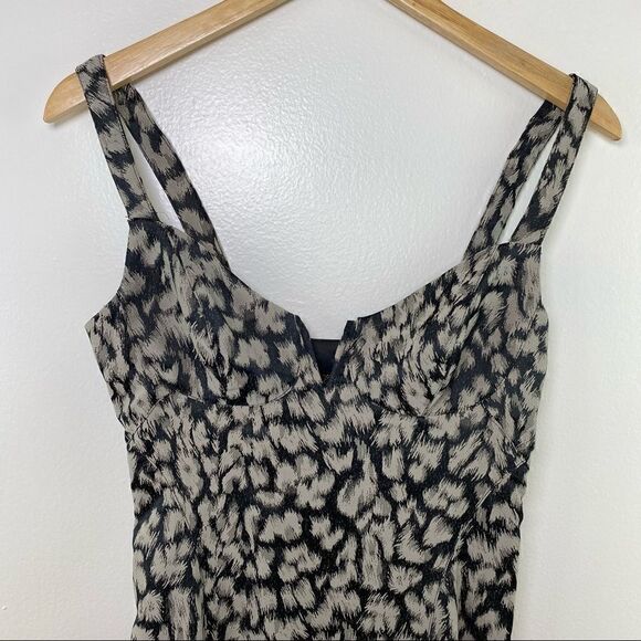 Free People Chrissy Animal Print Mini Dress NWT - Picture 10 of 12